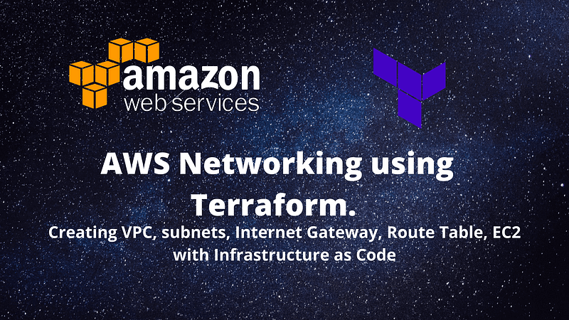 AWS Networking using Terraform.