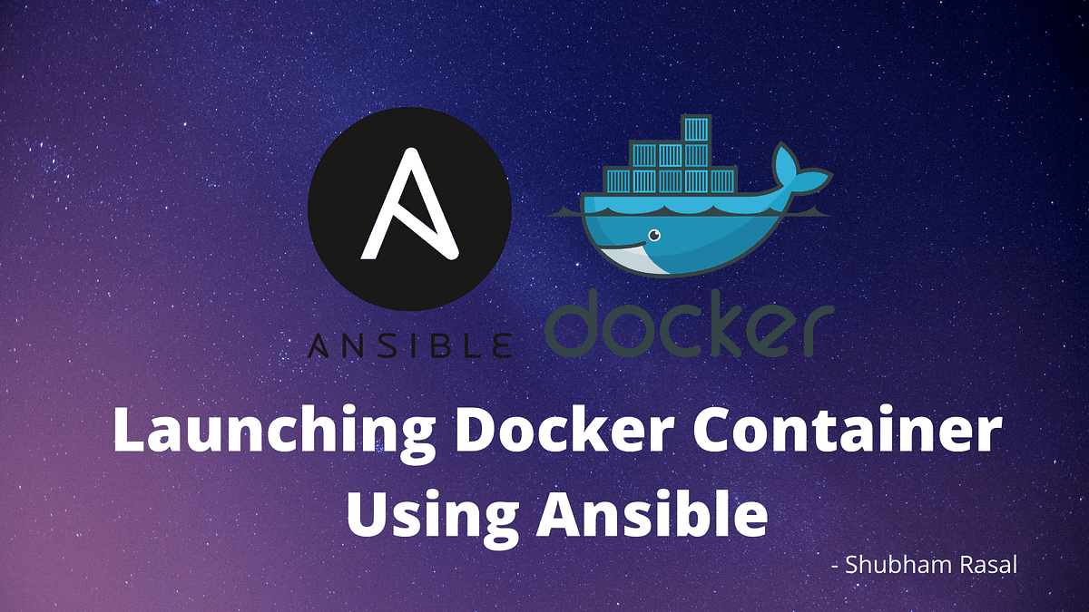 Launching Docker Container Using Ansible